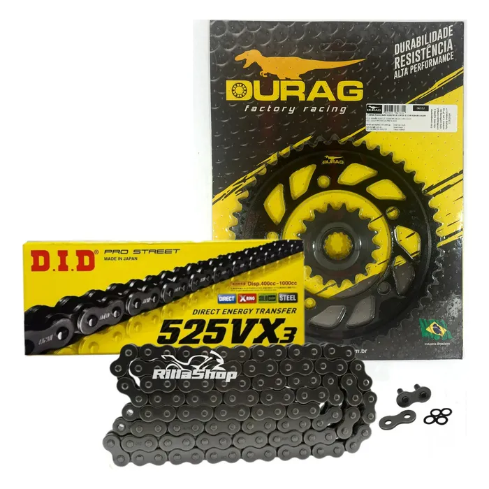 Relação Did 525 Vx3 128l Durag 45/17 Bmw S 1000 Xr 20/24