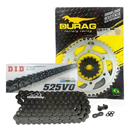Relação Did 525 V0 120l Durag 45/17 Suzuki Gsx R 1000 17/23