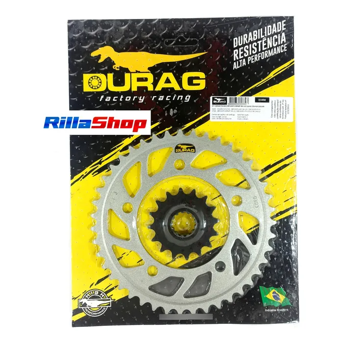 Relação Did 525 V0 118l Durag 43/16 Cbr 600 Cb Hornet 08/19