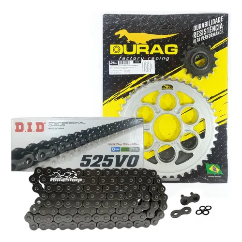 Kit Relação Did 525 V0 118l Durag 43/15 Ducati 1198 11/18