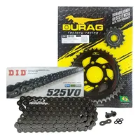 Relação Did 525 V0 110l Durag 38/15 Royal Enfield 411 17/24 - imagem 1