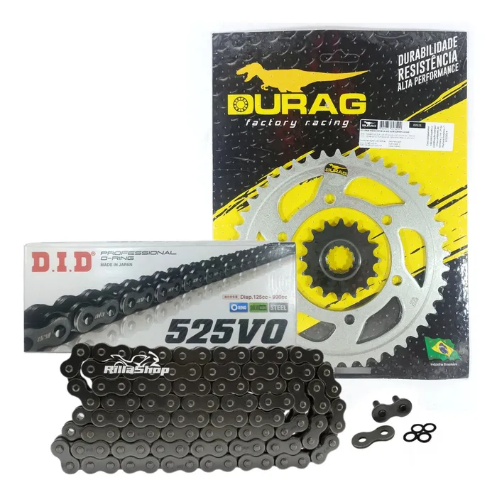 Kit Relação Did 525 V0 118l Durag 45/16 Mt09 Gt Tracer 19/24