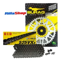 Kit Relação Did 525 Vx3 118l Durag 47/16 Street Triple 675 - imagem 1
