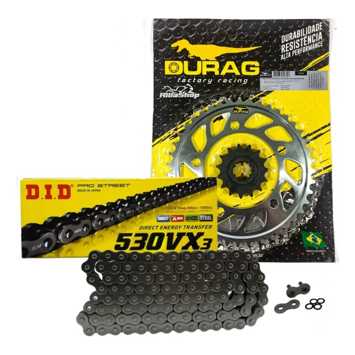 Relação Did 530 Vx3 108l Durag 43/15 Honda Cbr 600 F 91/96