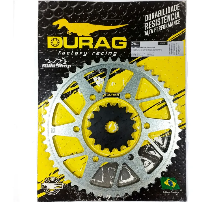 Kit Relação Did 525 Vx3 124l Durag 50/17 Dl 800 Vstrom 23/25