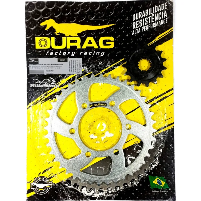 Kit Relação Did 525 Vx3 110l Durag 40/15 Kawasaki Z1000 2008