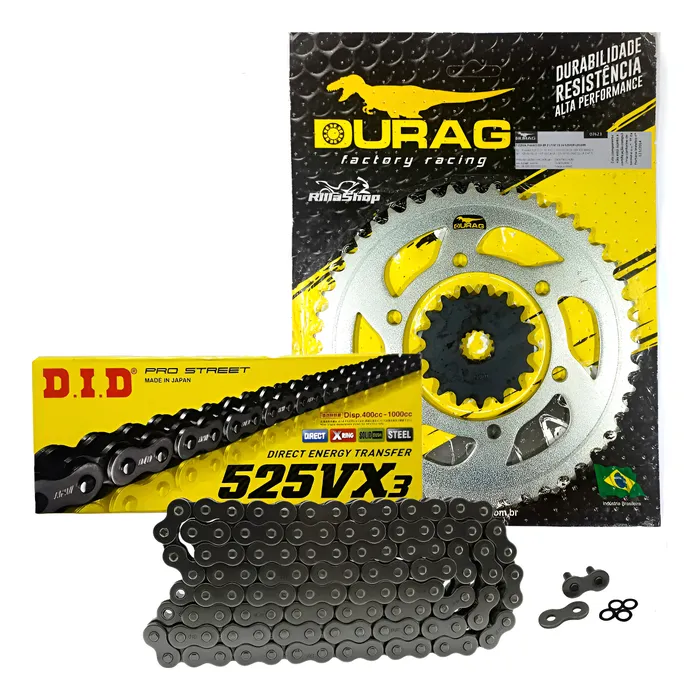 Relação Did 525 Vx3 120l Durag 47/17 Suzuki Gsx 8 R 23/25