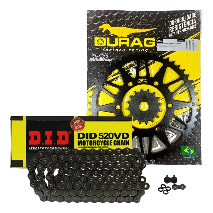 Kit Relação Did 520 Vd 122l Durag 51/16 Tiger Sport 660 2024