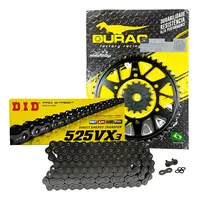 Kit Relação Did 525 Vx3 118l Durag 46/16 Street 765 Daytona - imagem 1