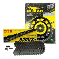 Kit Relação Did 520 Vx3 104l Durag 42/15 Meteor 350 21/24 - imagem 1
