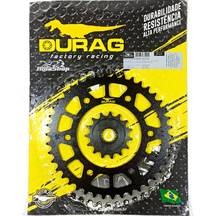Kit Relação Did 520 Vx3 104l Durag 42/15 Meteor 350 21/24