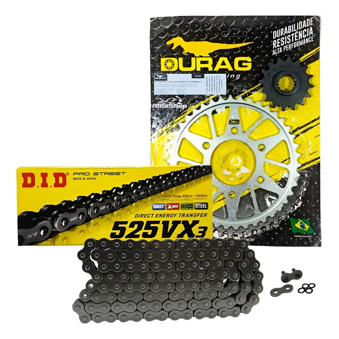 Kit Relação Did 525 Vx3 126l Durag 42/16 Multistrada 1158 V4