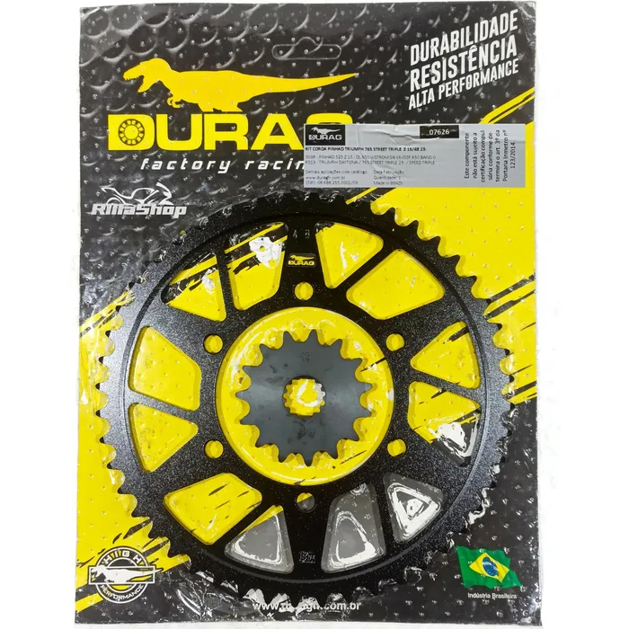 Kit Relação Did 525 Vx3 118l Durag 48/15 Street 765 23/24