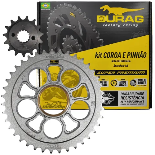 Kit Relação Did 525 Vx3 104l Durag 39/15 Monster 1100 09/13