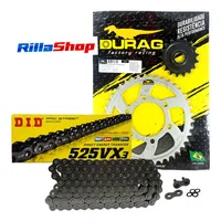 Kit Relação Did 525 Vx3 116l Durag 41/17 Ninja Zx 10 R 21/24 - imagem 1