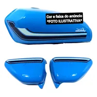 Tanque Ml 125+ Laterais C/ Pintura Faixas Cg 125 1980 Branco - imagem 1