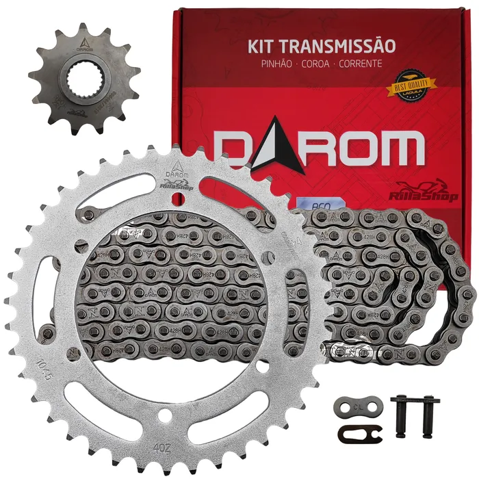 Kit Relação Darom 520 H 106 L 40/13 Yamaha Xtz 250 Lander 09/25 Xtz 250 Ténéré 10/20