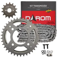 Kit Relação Com Retentor Darom 520 Hpo 110 L 38/14 Honda Cb 300 F Twister 23/26 - imagem 1