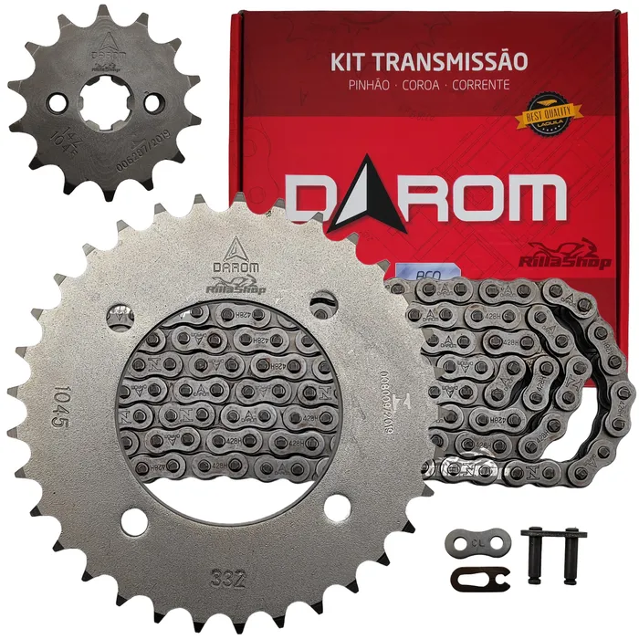 Kit Relação Darom 428 H 108 L 33/14 Honda Biz 110i 16/24