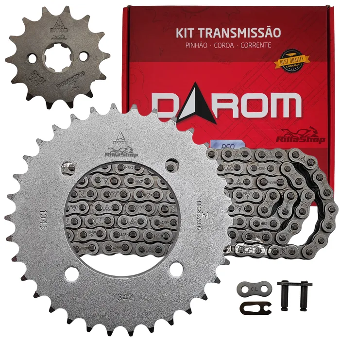 Kit Relação Darom 428 H 106 L 34/14 Honda Biz 125 25/26