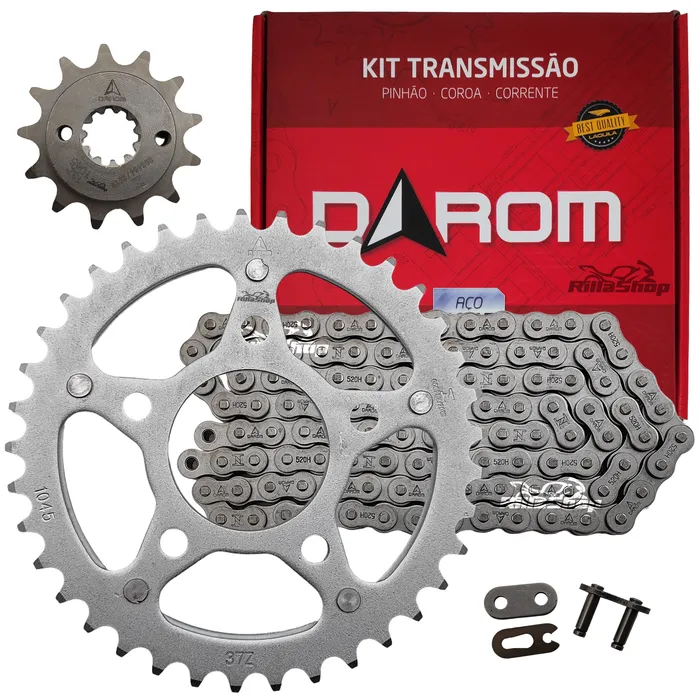 Kit Relação Darom 520 H 110 L 37/13 Honda Cb 300 R 09/15
