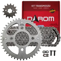 Kit Relação Darom 428 H 118 L 43/14 Honda Cg 125 Fan 14/18 Cg 125 Cargo 14/18 - imagem 1
