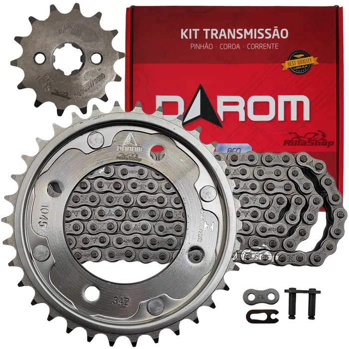 Kit Relação Darom 428 H 104 L 34/14 Honda Pop 110i 25/27