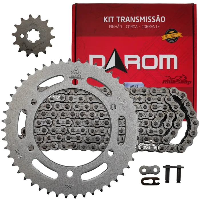 Kit Relação Darom 428 H 128 L 48/14 Yamaha Yzf R15 23/26