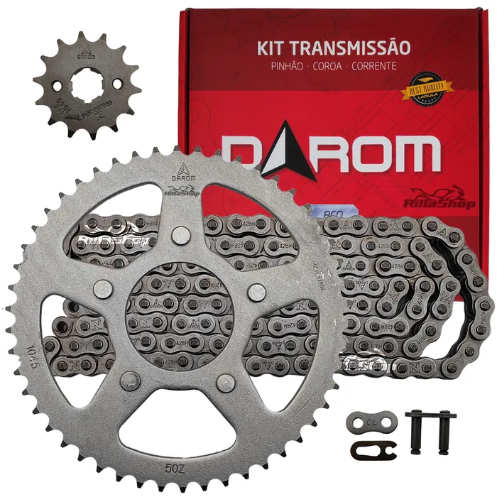 Kit Relação Darom 428 H 126 L 50/14 Honda Xlr 125 96/03