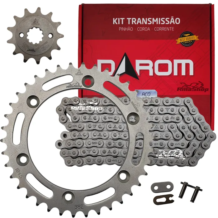 Kit Relação Darom 520 H 104 L 38/13 Honda Xr 250 Tornado 01/08