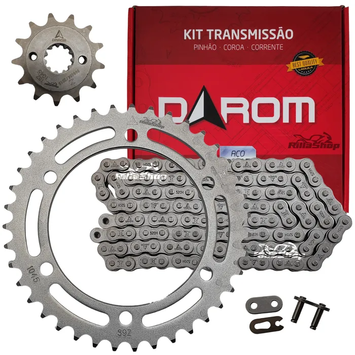 Kit Relação Darom 520 H 104 L 39/13 Honda Xre 300 09/23