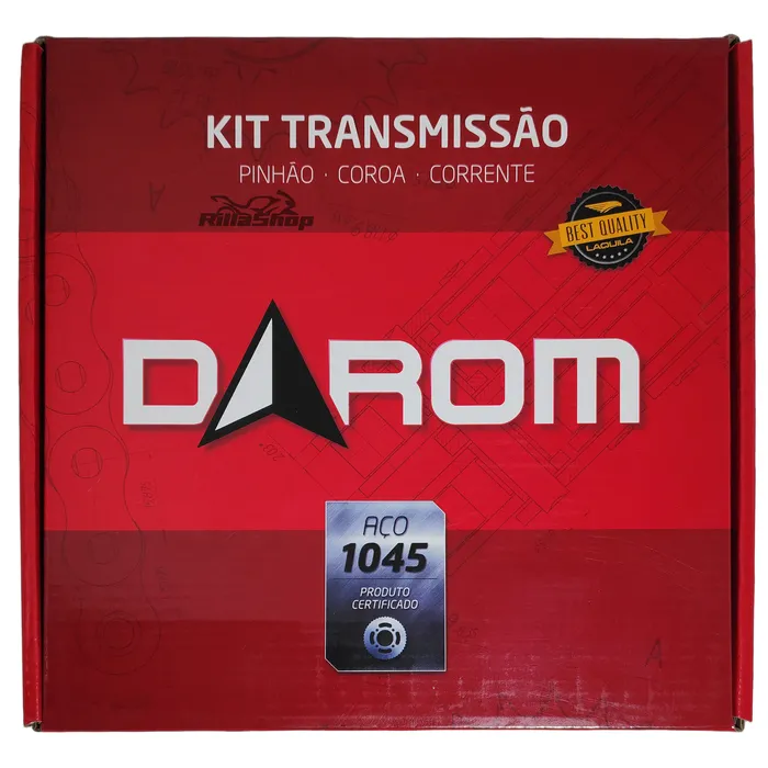 Kit Relação Darom 520 H 108 L 40/14 Honda Xre 300 Sahara 23/26