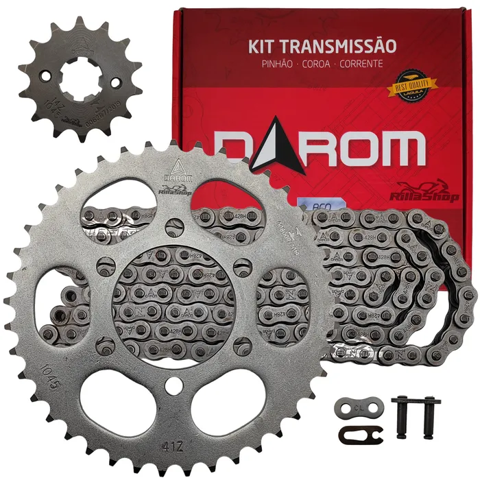 Kit Relação Darom 428 H 122 L 41/14 Yamaha Xtz 150 Crosser 14/24