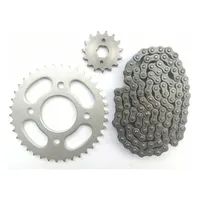 Kit Relação Coroa Pinhão Corrente 38x15 Cg Ml Tur 125 77/82 - imagem 2