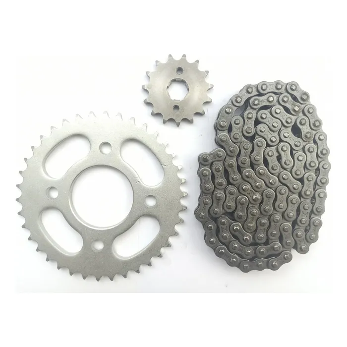 Kit Relação Coroa Pinhão Corrente 38x15 Cg Ml Tur 125 77/82