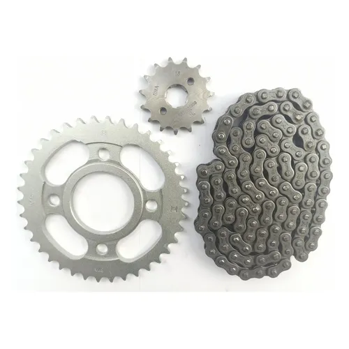 Kit Relação Coroa Pinhão Corrente 38x15 Cg Ml Tur 125 77/82