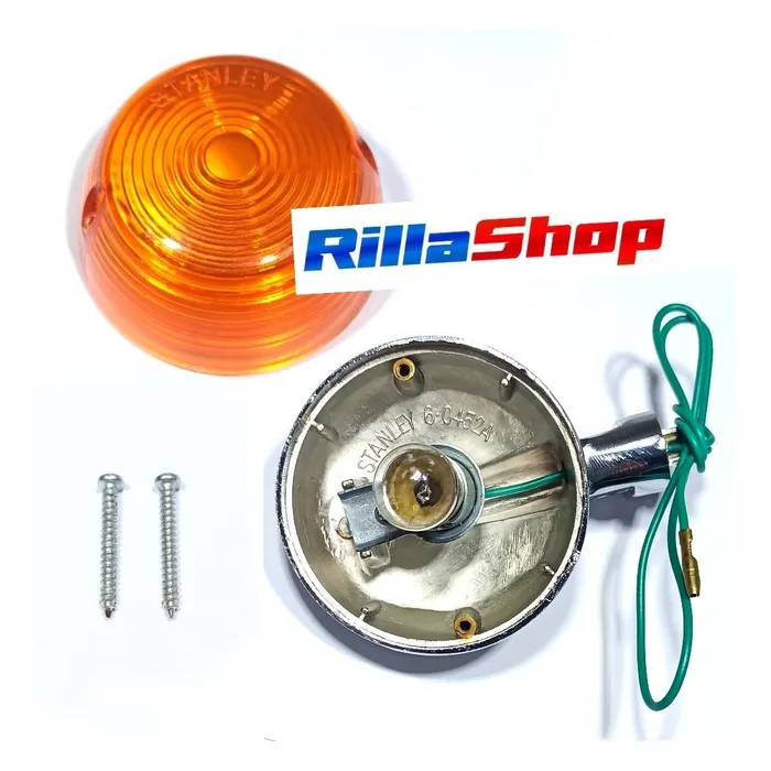 Pisca Completo Metal Cromado Jogo 4 Unid Cg Ml Tur 125 77/82