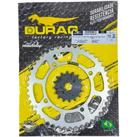 Kit Coroa E Pinhão Durag 520 45/16 Yamaha Xv 250 89/94 Xv 250 S Virago 95/08 Xv 125 Virago 96/04 Xv 250 V Star 08/17 - imagem 1