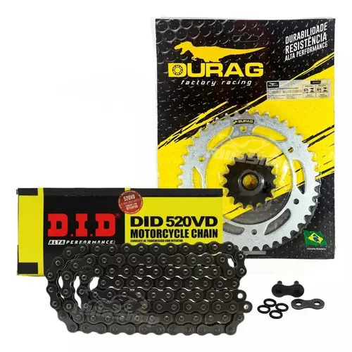 Kit Relação Did 530 Vx3 114l Durag 40/16 Honda CBR 1000 RR Fireblade/Repsol 04/05