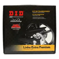 Kit Relação Did 530 Vx3 118l Durag 43/18 Suzuki GSF 1250 S/N 07/16 - imagem 2