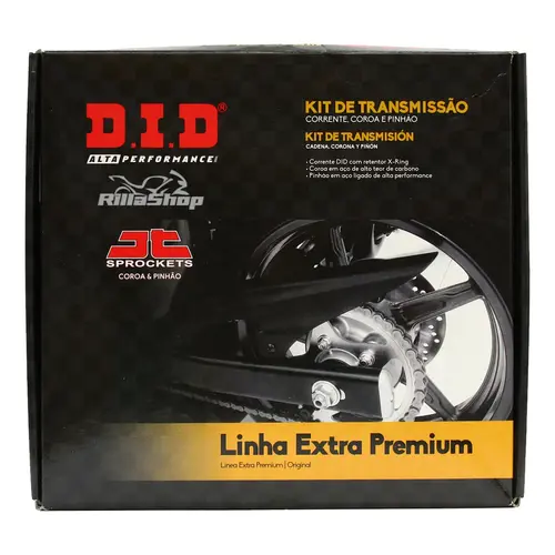Kit Relação Did 530 Vx3 118l Durag 43/18 Suzuki GSF 1250 S/N 07/16
