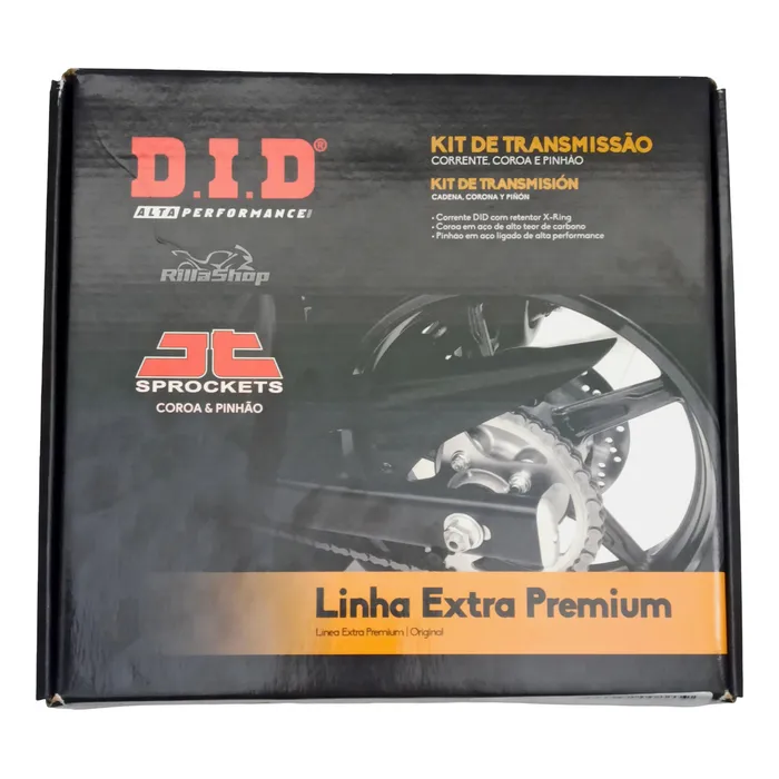 Kit Relação Premium Did Jt Ducati Multistrada 1200 de 2010 até 2017 S de 2010 até 2017
