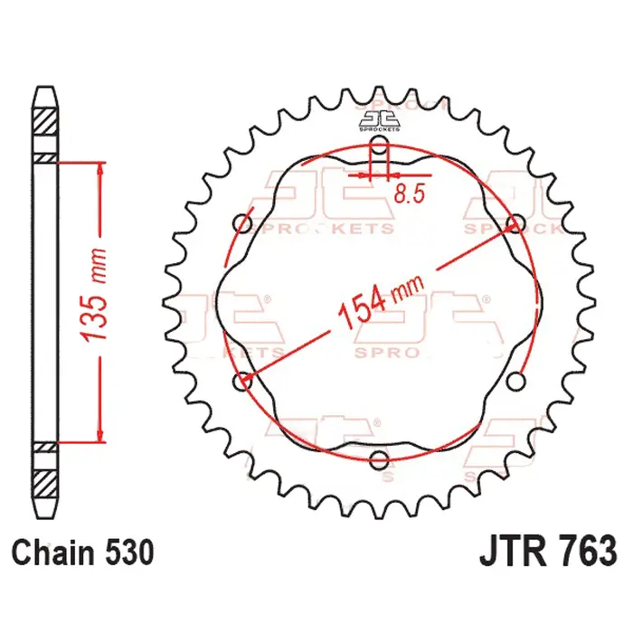 Kit Relação Premium Did Jt Ducati Multistrada 1200 de 2010 até 2017 S de 2010 até 2017