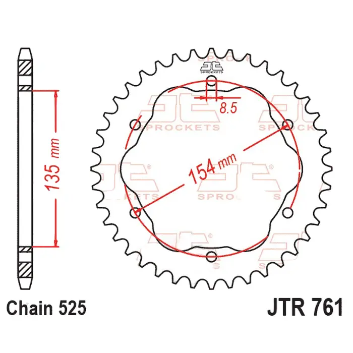 Kit Relação Premium Did Jt Ducati Panigale 1199 S de 2012 até 2015 1299 S R de 2015 até 2019