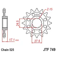 Kit Relação Premium Did Jt Ducati Panigale 1199 S de 2012 até 2015 1299 S R de 2015 até 2019 - imagem 8