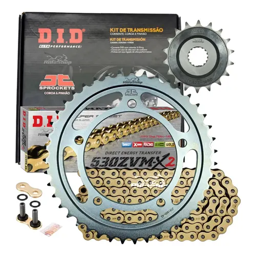 Kit Relação Premium Did Jt 530 Zvm-X2 118 L 43/18 Suzuki Gsx 1300 R Hayabusa 1300 2008 até 2024 B King 2008 até 2012
