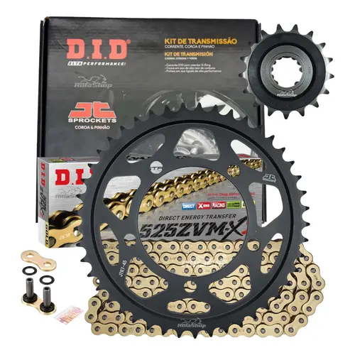 Kit Relação Premium Did Jt 525 Zvm-X2 120 L 45/17 Bmw S 1000 Rr 2012 até 2018 R 2013 até 2020