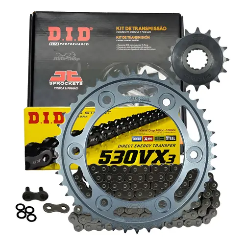 Kit Relação Premium Did Jt 530 Vx3 116 L 42/16 Honda Cbr 900 Rr Fireblade 00/03 Cbr 1000 Rr Fireblade 06/16 Cbr 1000 Rr Repsol 05/15 Cbr 1000 R Fireblade 10/16