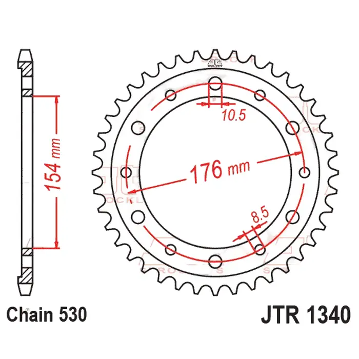 Kit Relação Premium Did Jt Honda Cb 1000 R Abs 2008 até 2016 Cb 1000 R Capitão América 2011 até 2015