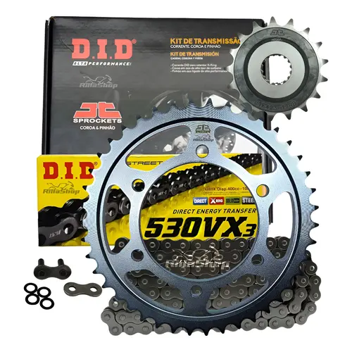 Kit Relação Premium Did Jt 530 Vx3 114 L 42/17 Suzuki Gsx R 1000 2009 até 2016